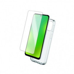 Pack protection coque transparente+verre trempé pour Motorola Moto G34 5G