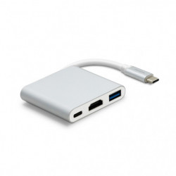 Adaptateur USB-C 3 en 1 HDMI, USB-A, USB-C PD charge