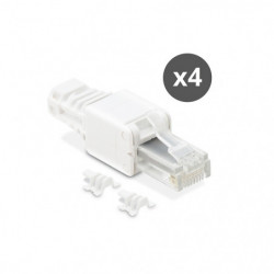 Fiche RJ45 sans outil (lot de 4)