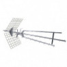 Antenne d'extérieur UHF amplifiée 43 dB