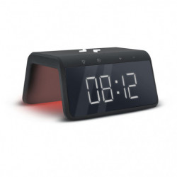 Réveil Midnight avec chargeur induction 15W - noir
