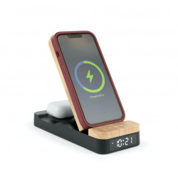 Réveil & Chargeur Smartphone 3 en 1 compatible Android et Apple – C850I