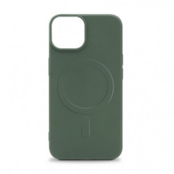 Coque semi-rigide compatible MagSafe pour iPhone 16 Pro - Vert pin