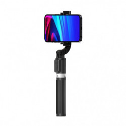 Perche à selfie Bluetooth avec trépied - 100% Plastique recyclé - noire