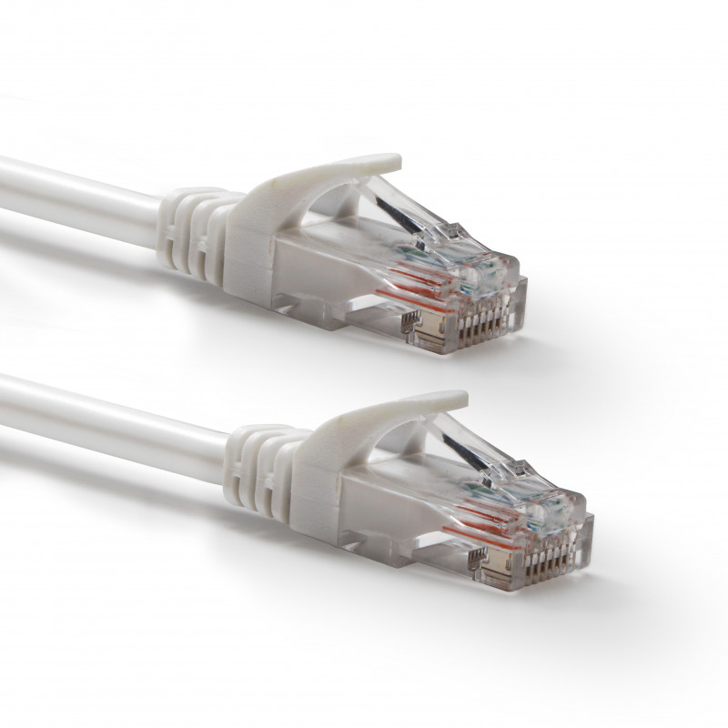 Câble Ethernet RJ45 CAT 6a mâle/mâle droit - UTP 1,5 m