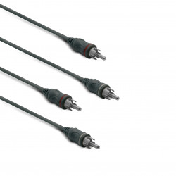 Câble audio 2 RCA mâle/mâle 1,2 m