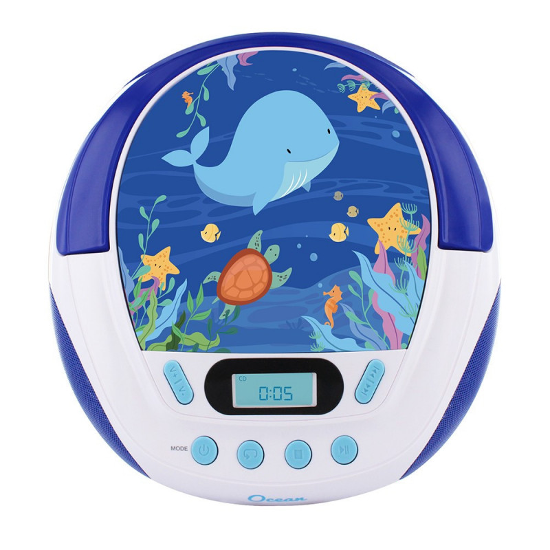 Lexibook- Animaux de la Jungle-Lecteur CD Bluetooth pour Enfants