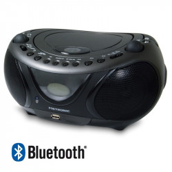 Lecteur CD Pop Bluetooth MP3 avec port USB, FM, bluetooth