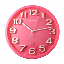 Horloge POPS avec mouvement silencieux - rose