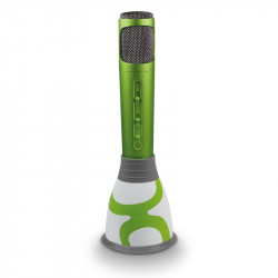 Micro karaoké enceinte bluetooth jack 3.5 mm 3 W - vert