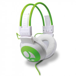 Casque audio soft bass sound - vert et blanc