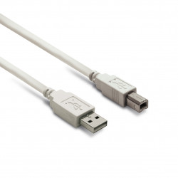 Câble USB A mâle/B mâle USB 2.0 - 3 m - blanc