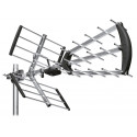 Antenne d\'extérieur trinappe 20 dB à fiche F