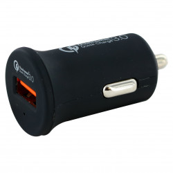 Chargeur allume-cigares 1 USB-A Quick charge 3.0 - noir
