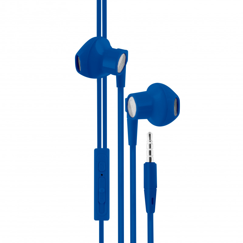 Écouteurs filaires, écouteurs intra-auriculaires Blukar avec microphone  haute sensibilité et contrôle du volume, haute définition, 