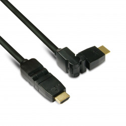 Câble HDMI High Speed mâle/mâle rotatif 1,5 m