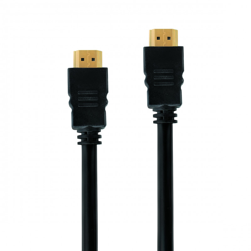 Câble HDMI haute vitesse avec Ethernet mâle - mâle Noir 3m Televes