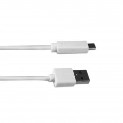 Câble USB-C mâle/USB-A mâle 2.0 - 1 m - blanc