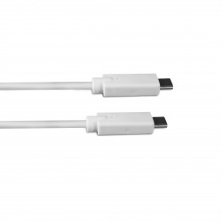 Câble USB-C mâle/USB-C mâle 1 m - blanc